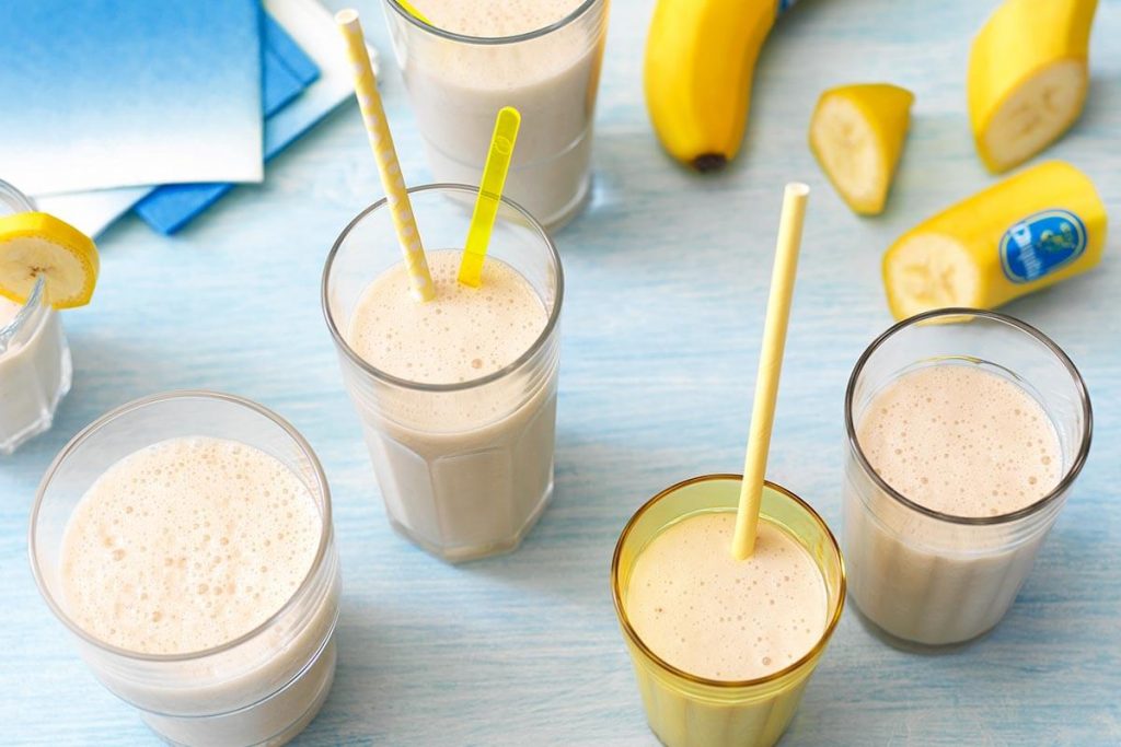Bananas are a great choice for making homemade smoothies.