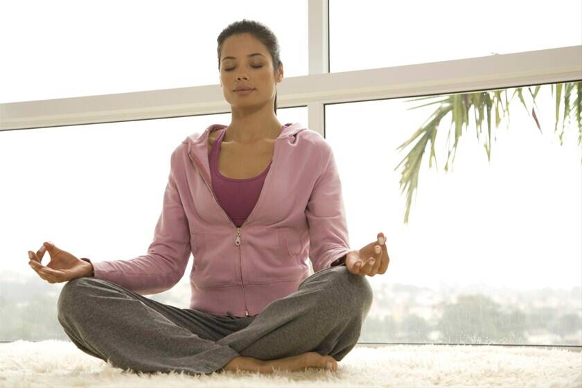 Easing stress through meditation may help turn down the heat of hot flashes caused by menopause.