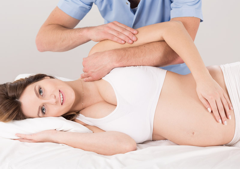 Seeing a chiropractor for regular adjustments during pregnancy can help relieve back pain that stems from relaxed ligaments and joints.