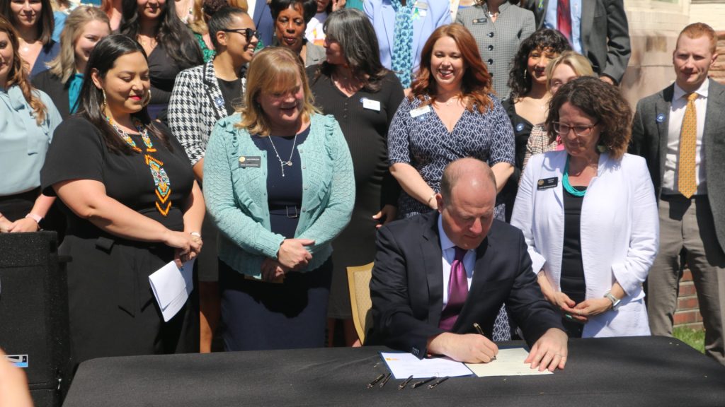 Gov. Jared Polis signed the Reproductive Health Equity Act into law on April 4.